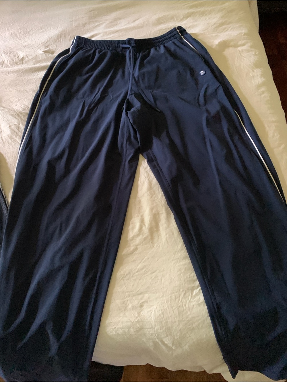 lululemon athletica Men's Navy Track Joggers with Side Piping
